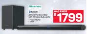 Hisense 2.1 Channel 120W Soundbar With Wireless Subwoofer HS212