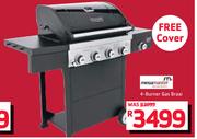 Mega Master 4-Burner Gas Braai