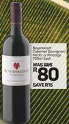 Beyerskloof Carbernet Sauvignon/ Merlot Or Pinotage-750ml Each.