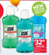 PnP Oral Sure Mouthwash Assorted-500ml Each