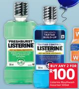 Listerine Mouthwash Assorted-2 x 500ml 