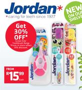 Jordan Kids Toothbrush Range-Each