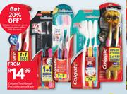 Colgate Toothbrush Packs Assorted-Each