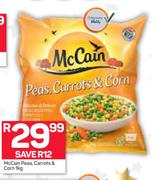 McCain Peas, Carrots & Corn-1kg