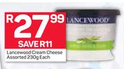 Lancewood Cream Cheese-230g Each