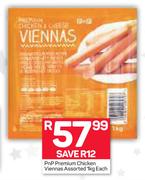 PnP Premium Chicken Viennas-1kg Each