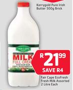 Fair Cape Ecofresh Fresh Milk-2Ltr Each