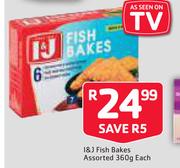 I&J Fish Bakes-360g Each