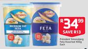 President Simonberg Feta-400g Each