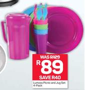 Lumoss Picnic And Jug Set 4's Pack-Per Pack