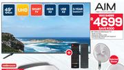 Aim 49"(124cm) UHD Smart TV CZ1749