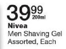 Nivea Men Shaving Gel Assorted-200ml