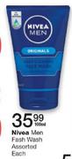 Nivea Men Fash Wash Assorted-100ml