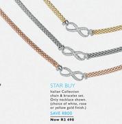 Italian Collection Chain & Bracelet Set