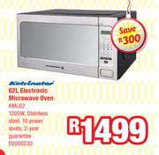 Kelvinator 62ltr Electronic Microwave Oven-KML62
