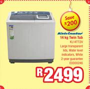 Kelvinator 14kg Twin Tub-KL14TT2V