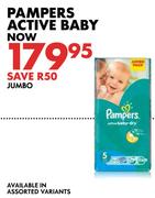 Pampers Active Baby Jumbo Assorted-Each