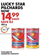Lucky Star Pilchards Assorted-400g Each
