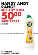 Handy Andy Range Assorted-3x750ml