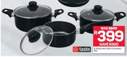 Taste 6 Piece Non Stick Cookware Set