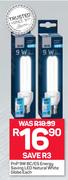 PnP 9W BC/ES Energy Saving LED Natural White Globe-Each