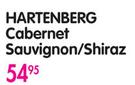 Hartenberg Cabernet Sauvignon/Shiraz-750ml