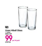 Linea Hiball Glass-250ml Per 24 Pack