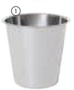 Steel King 5Ltr Ice Bucket-Each