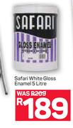 Safari White Gloss Enamel-5Ltr
