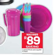Lumoss Picnic & Jug Set 4 Pack