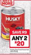 Husky Dog Food Assorted-2 x 385/400g