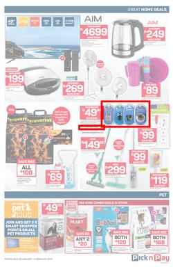 Pick n Pay  Gauteng, Free State, North West, Mpumalanga, Limpopo and Northern Cape : Unbeatable Savings (28 Jan - 03 Feb 2019), page 7