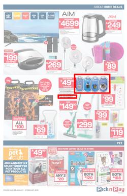 Pick n Pay  Gauteng, Free State, North West, Mpumalanga, Limpopo and Northern Cape : Unbeatable Savings (28 Jan - 03 Feb 2019), page 7