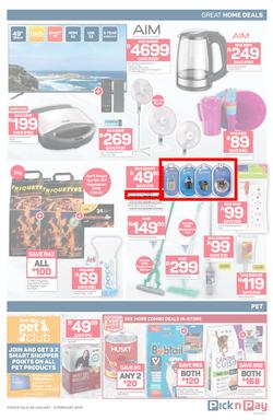 Pick n Pay  Gauteng, Free State, North West, Mpumalanga, Limpopo and Northern Cape : Unbeatable Savings (28 Jan - 03 Feb 2019), page 7