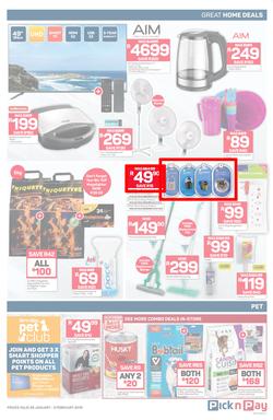 Pick n Pay  Gauteng, Free State, North West, Mpumalanga, Limpopo and Northern Cape : Unbeatable Savings (28 Jan - 03 Feb 2019), page 7