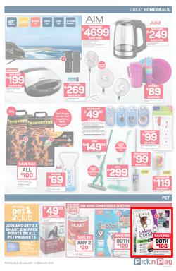 Pick n Pay  Gauteng, Free State, North West, Mpumalanga, Limpopo and Northern Cape : Unbeatable Savings (28 Jan - 03 Feb 2019), page 7