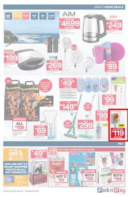 Pick n Pay  Gauteng, Free State, North West, Mpumalanga, Limpopo and Northern Cape : Unbeatable Savings (28 Jan - 03 Feb 2019), page 7