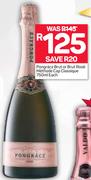 Pongracz Brut Or Brut Rose Méthode Cap Classique-750ml Each