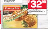 Country Fair Chicken Steaklets Assorted-400g Each