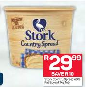 Stork Country Spread 40% Fat Spread Tub-1Kg