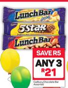 Cadbury Chocolate Bar Assorted-For 3
