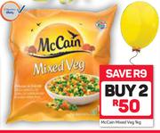 McCain Mixed Veg-2 x 1Kg