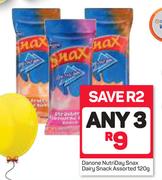 Danone Nutriday Snax Dairy Snack Assorted-3 x 120g