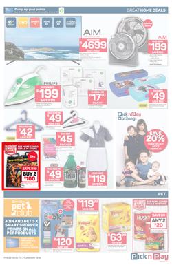 Pick n Pay KZN : Unbeatable Savings (21 Jan - 27 Jan 2019), page 7