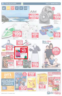 Pick n Pay KZN : Unbeatable Savings (21 Jan - 27 Jan 2019), page 7
