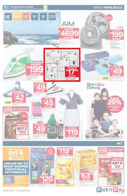 Pick n Pay KZN : Unbeatable Savings (21 Jan - 27 Jan 2019), page 7
