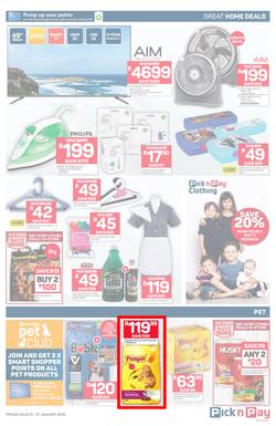 Pick n Pay KZN : Unbeatable Savings (21 Jan - 27 Jan 2019), page 7