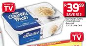 Dairymaid Country Fresh Ice Cream-1.5/1.8Ltr Each