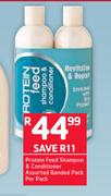Protein Feed Shampoo & Conditioner Assorted Banded Pack-Per Pack