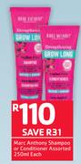 Marc Anthony Shampoo Or Conditioner Assorted-250ml Each